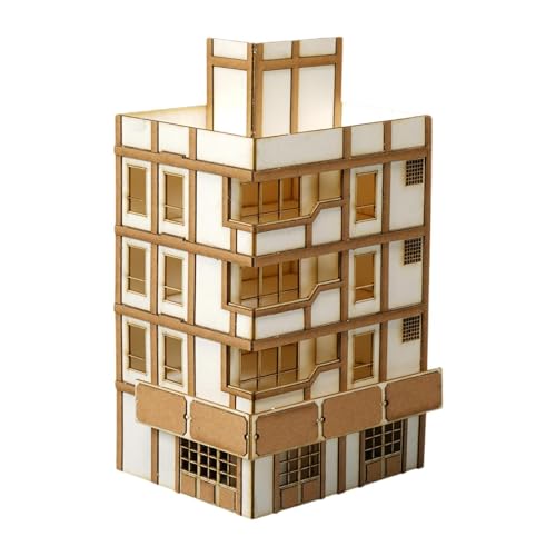 Generic 1/144 Miniaturgebäude Haus Residential Modern House Diorama Accessoire Assembly Model Railway Layout Requisite, Style B Generic 1/144 Miniaturgebäude Haus Residential Modern House Diorama Accessoire Assembly Model Railway Layout Requisite, Style B von HuadaXtai