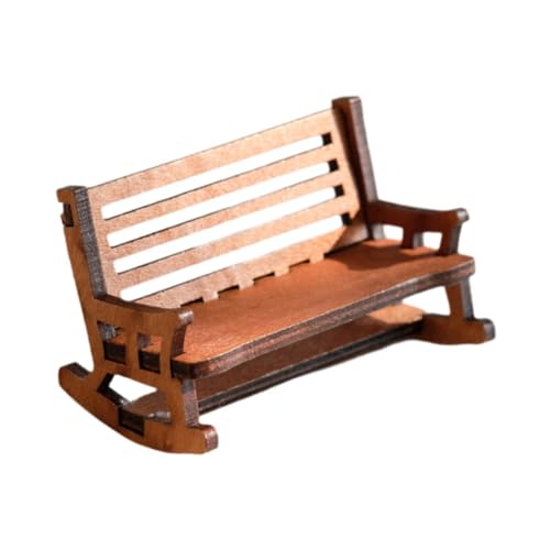 Generic Mini Schaukelstuhl Ornament vorgetäuscht Spiel Spielzeugmöbel Miniatur für Feengärten von HuadaXtai