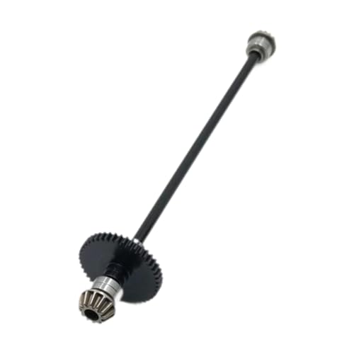 Metall Zentrale Antriebswelle Upgrade RC Auto Zentrale Getriebewelle für Wltoy 1/14 Skala, Schwarz von HuadaXtai