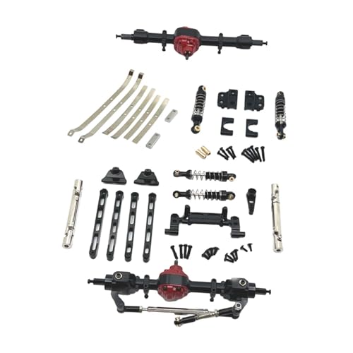 RC-Autozubehör Vorder- und Hinterbausätze Chassis-Upgrade Modifiziertes 1:12 RC-Auto, Schwarz von HuadaXtai