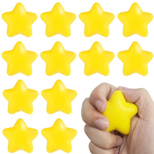 12 Stück Stern Stress Bälle,Stressbälle,Stressball,Antistressball,Kneten Stress Relief Emotionale Squeeze Ball,Mini Stressabbau Bälle Spielzeug für Kinder und Erwachsene,Party Geburtstag 12 Stück Stern Stress Bälle,Stressbälle,Stressball,Antistressball,Kneten Stress Relief Emotionale Squeeze Ball,Mini Stressabbau Bälle Spielzeug für Kinder und Erwachsene,Party Geburtstag von Huahuanghui
