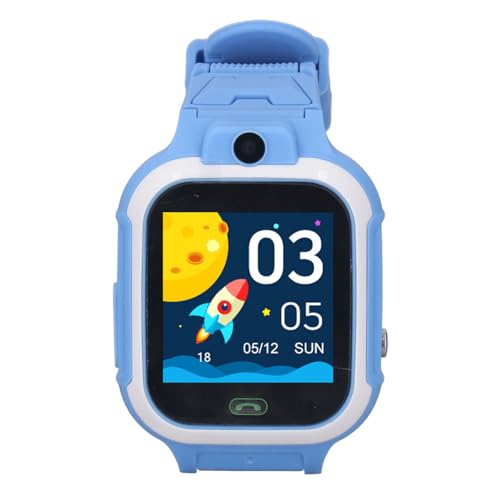 Huairdum Intelligente Kinderuhr, Smartwatch, Multifunktional, IP67, Wasserdichtes Silikon für den Außenbereich (Blue) von Huairdum