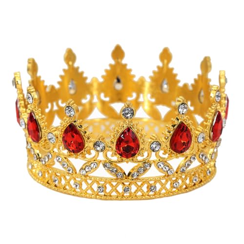 Huamengyuan schilder flaggen Happy Birthday tortenaufsatz Geburtstagsparty Tortendeko Kuchendeko Tortenstecker Legierung Krone Kuchenaufsatz funkelnde Strasssteine für Mädchen Braut Hochzeit Party von Huamengyuan