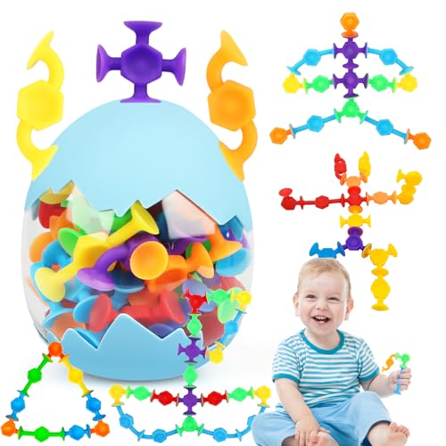 Huanmin 48 Stück Saugnapf Spielzeug, Saugnapf Spielzeug Badewannenspielzeug, Montessori Spielzeug Silikon, Sensorik Spielzeug Autismus, Saugnäpfe Kinderspielzeug, für Badewannenspielzeug Ab 3 Jahre Huanmin 48 Stück Saugnapf Spielzeug, Saugnapf Spielzeug Badewannenspielzeug, Montessori Spielzeug Silikon, Sensorik Spielzeug Autismus, Saugnäpfe Kinderspielzeug, für Badewannenspielzeug Ab 3 Jahre von Huanmin