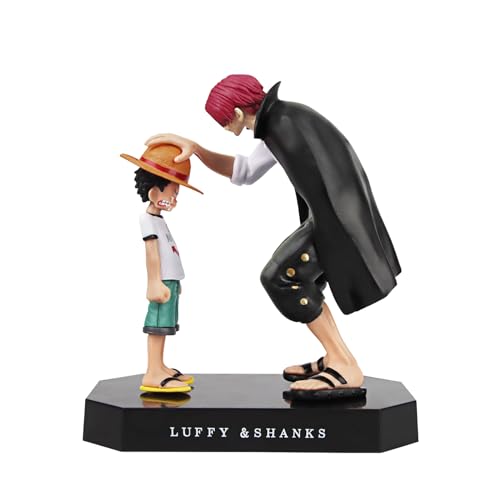 Huanmin One Piece PVC Luffy & Shankers, Anime-Figur PVC Ornament, One Piece Anime Figur Luffy & Shanks, One Piece Theme Anime Model, Anime Figur Deko Sammlerstück, Desktop Dekoration Figurine Huanmin One Piece PVC Luffy & Shankers, Anime-Figur PVC Ornament, One Piece Anime Figur Luffy & Shanks, One Piece Theme Anime Model, Anime Figur Deko Sammlerstück, Desktop Dekoration Figurine von Huanmin