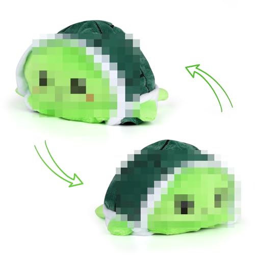 Huanmin Schildkröte Kuscheltier, Happy Sad Plush, Wendbares Kuscheltier,Schildkröte Stofftier,Reversible Schildkröte Stimmungs Kuscheltier,für Babys, Kinder, Mädchen, Jungen Huanmin Schildkröte Kuscheltier, Happy Sad Plush, Wendbares Kuscheltier,Schildkröte Stofftier,Reversible Schildkröte Stimmungs Kuscheltier,für Babys, Kinder, Mädchen, Jungen von Huanmin