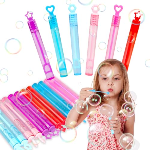 48 Stück Seifenblasen Kinder 5ml Mini Seifenblasen Set, Seifenblasen Stäbe Spielzeug, 6 Farben, Seifenblasen Hochzeit, für Kindergeburtstag, Hochzeit & Halloween, Mitgebsel für Kinder 48 Stück Seifenblasen Kinder 5ml Mini Seifenblasen Set, Seifenblasen Stäbe Spielzeug, 6 Farben, Seifenblasen Hochzeit, für Kindergeburtstag, Hochzeit & Halloween, Mitgebsel für Kinder von Huanmin
