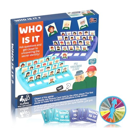 Wer Ist Es Spiel, Wer ist es Lustiges Ratespiel Brettspiel, Family Erraten Spiele, Guess Who Spiel, W-er Bin Ich S-piel, G-uess What S-piel, Classic Guess gesellschaftsspiele ab 6 Jahre (Kleine Tiere) von Huanmin