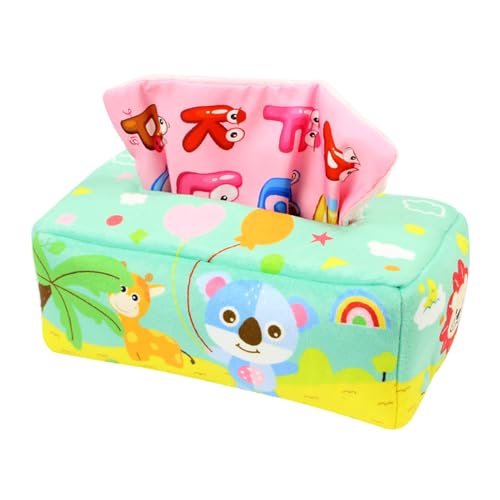 Babyspielzeug 6 Bis 12 Monate Montessori Spielzeug Für Babys Und Kleinkinder Spielzeug Zum Ziehen Von Taschentuchboxen Vorschulpädagogisches Lernspielzeug Spielzeug Zum Ziehen Von Taschentuchboxen von Huaqgu