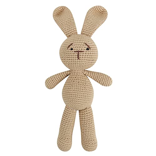 Huaqgu 25cm Gehäkeltes Kuscheltier Kaninchen Baumwolle Gefüllt Einsamkeit Komfort Spielzeug Kleinkind Kinderzimmer Stofftiere von Huaqgu