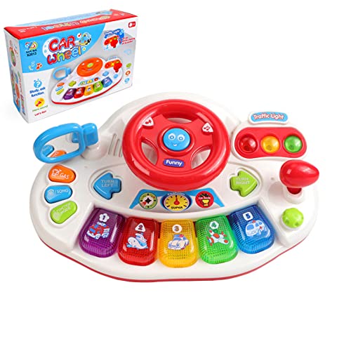 Huaqgu Baby Musikspielzeug Mit LED Leuchten Elektronisches Spielzeug Kleinkinder Interaktives Lernen Frühes Lernspielzeug Für Jungen Und Mädchen Baby Musikspielzeug 12–18 Monate von Huaqgu