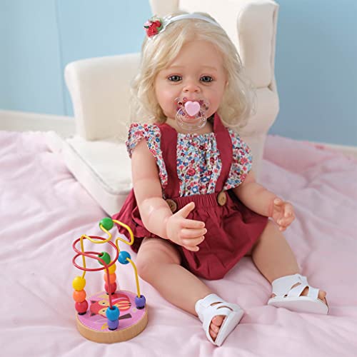 Huaqgu Babybett Spielzeug Mädchen Zubehör Babyzimmer Dekoration Mit Trägerkleid Für Realistisches Kleinkind von Huaqgu