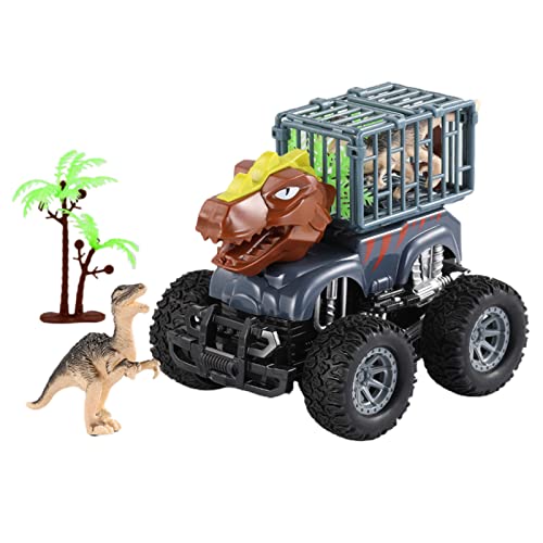 Huaqgu Dinosaurier LKW Tragbares Lernspielzeug Für Kreatives Kindergeschenk Triceratops/Tyrannosaurus/Tyrannosaurus Kinderautospielzeug von Huaqgu