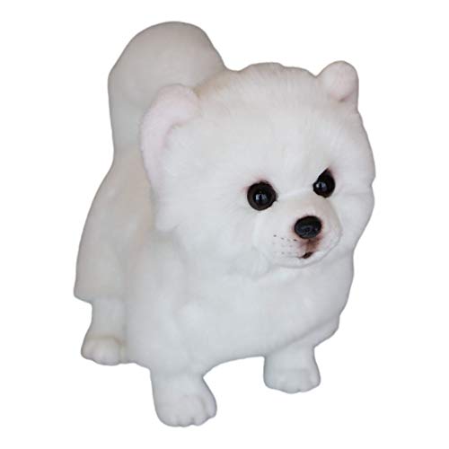 Huaqgu Hochwertiges Handgefertigtes Simulations Pomeranian Hundespielzeug Für Gefüllte Plüschtiere Kindergeschenkspielzeug Für Mädchen von Huaqgu