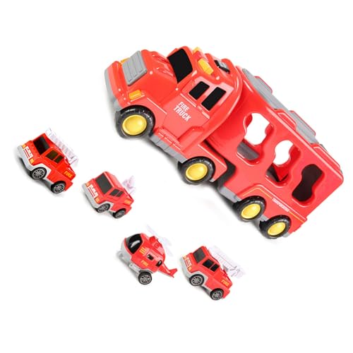 Huaqgu Kleinkind Spielzeugfahrzeug Realistisches Automodell Musikauto Junge Cooles Pullback Spielzeug Technisches LKW Fahrzeug Technisches Fahrzeug Spielzeugset von Huaqgu