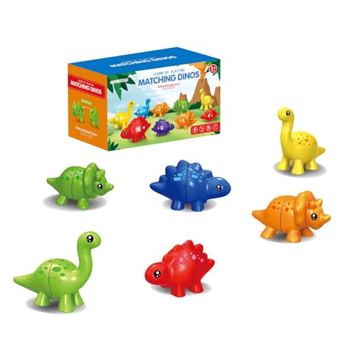 Huaqgu Lernspielzeug Zum Erkennen Und Sortieren Von Farben Aufklärung Dinosaurier Passendes Spielzeug Für Kinder Spielende Kinder Farbsortierspielzeug Für Kleinkinder 1–3 Farb Und von Huaqgu