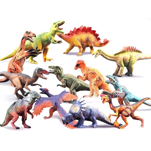 Huaqgu Lustige Realistische Dinosaurier Lernspielzeuge Für Kinder Alter Von 6 Bis 8 Jahren Actionfiguren Verbessern Die Intelligenz Und Liefern Dinosaurier Modellbausätze Für Kinder von Huaqgu