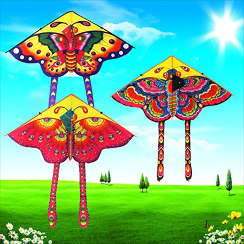 Huaqgu Neue Bunte Für Schmetterling Outdoor Drachen Fliegen Spielzeug Für Kinder Kinder Drachen Für Strand von Huaqgu