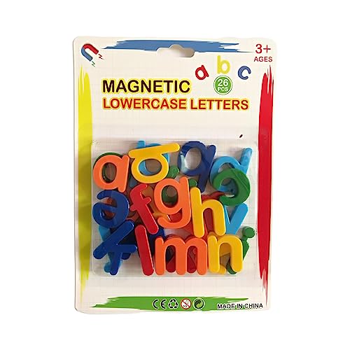 Huaqgu Pädagogische Lehr Requisiten Oberer Kleinbuchstaben Buchstabenblock Kühlschrankmagnet Lernspielzeug Für Vorschulkinder Mathematik Spielzeug Für Kinder Alter Von 3–5 Kleinkindern von Huaqgu