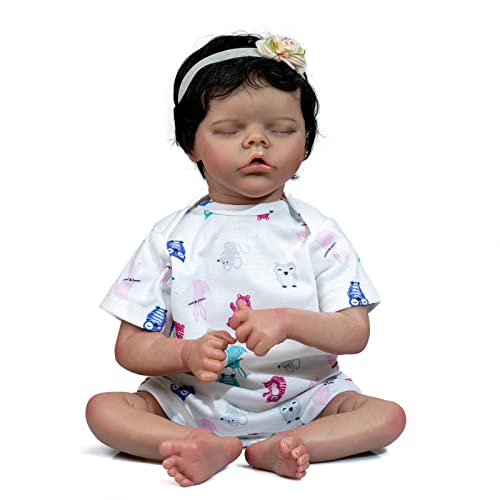 Huaqgu Simulierte Mädchen Baby Frühes Lernspielzeug Handbemalung Für Lieferungen Weihnachten Entspannen Spielzeug Kleinkind Realistisch von Huaqgu