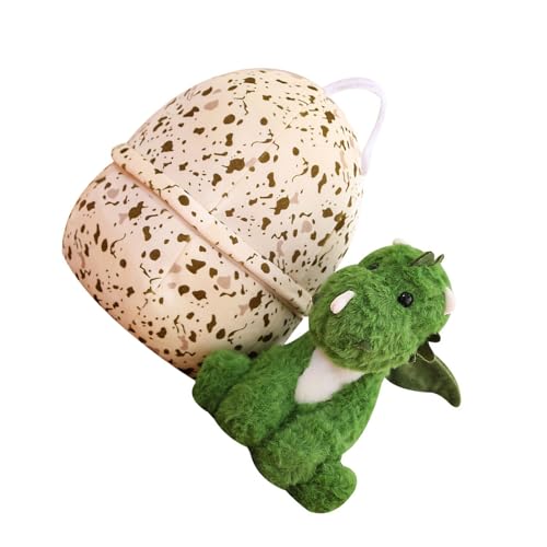 Huaqgu Simulierter Dinosaurier + Ei Plüschbabys Kuscheltier Kleines Stofftier Beschwichtigungsspielzeug Für Babys Kleinkinder Frauen Kinder von Huaqgu