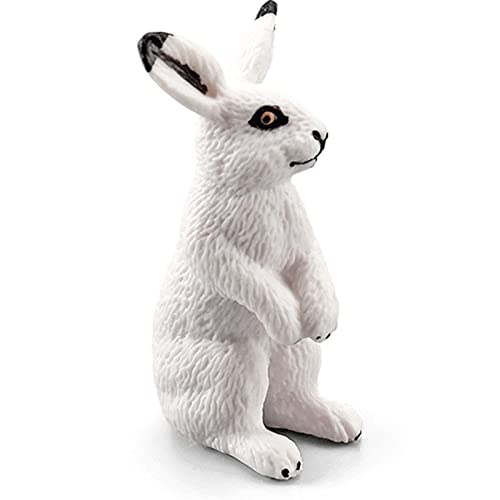 Kaninchenfiguren Realistische Tierwelt Kaninchen Kuchenaufsätze Set Für Kinder Mit Miniatur Gartendekoration Geschenken Realistisches Tiermodell von Huaqgu