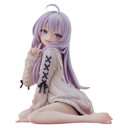 Huawealthy Elaina Figur sitzende Pose, Strickkleid, Aktion, Anime, 15 cm, PVC-Statue, Desktop-Dekoration, Ornament, Sammlerstück, Geschenk, für Fans und Freunde Huawealthy Elaina Figur sitzende Pose, Strickkleid, Aktion, Anime, 15 cm, PVC-Statue, Desktop-Dekoration, Ornament, Sammlerstück, Geschenk, für Fans und Freunde von Huawealthy