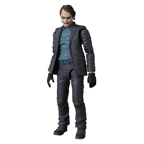 Huawealthy Heath Ledger Figur, bewegliche Stehpose, Actionfigur, 18 cm, Premium-Sammelmodell mit austauschbarem Gesicht für Schreibtisch, Dekoration, Film-Enthusiasten, Geschenk von Huawealthy