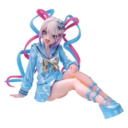 Huawealthy KAnge Figur sitzende Pose, 8,5 cm, PVC-Modell, Statue, niedliches Anime-Mädchen, Sammlerstück, Minifigur für Desktop-Dekoration, Sammlerstück, Kawaii-Dekoration, Anime-Liebhaber, Geschenk Huawealthy KAnge Figur sitzende Pose, 8,5 cm, PVC-Modell, Statue, niedliches Anime-Mädchen, Sammlerstück, Minifigur für Desktop-Dekoration, Sammlerstück, Kawaii-Dekoration, Anime-Liebhaber, Geschenk von Huawealthy