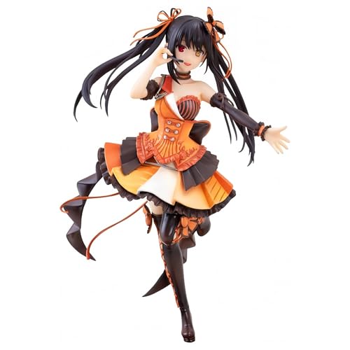 Huawealthy Tokisaki Kurumi Figur singende Haltung, Actionfigur, 24 cm, PVC-Modell, Zuhause, Weihnachten, Desktop-Dekoration, Sammlungen, Geschenk für Fans von Huawealthy