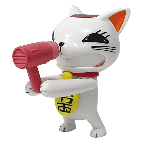 Huawealthy Turbo Granny Figur Haartrockner Anime Action 9 cm PVC Modell Statue Desktop Dekoration Ornament Sammlerstück Modell Charakter Geschenk für Fans von Huawealthy