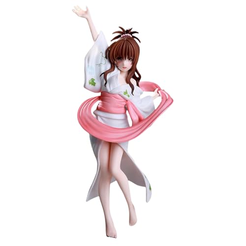 Huawealthy Yuuki Mikan-Figur, stehend, 20 cm, PVC-Modell, Statue, Anime-Mädchen, Sammlerfigur für Desktop-Dekoration, Geschenk für Freunde und Fans von Huawealthy