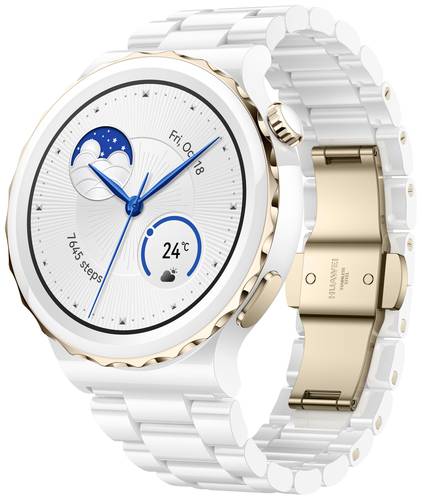 HUAWEI Watch GT3 Pro Smartwatch 43mm Uni Weiß von Huawei