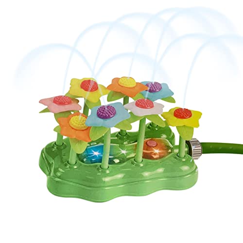 Huaxingda Kinder-Sprinkler-Blumenspielzeug, Outdoor-Sprinkler für Kinder | Interessantes Blumen-Wassersprinkler-Spielzeug - Kinder Sprinkler Blumenspielzeug Outdoor Sommerspiele Mini Blumensprinkler von Huaxingda