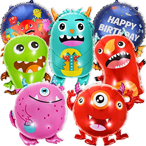 Alien Monster Geburtstags Deko Luftballon, 7 Stück Monster Heliumballons Geburtstagsdeko, Monster Folienballon Alien Theme für Kinder Geburtstagsparty Deko Alien Monster Geburtstags Deko Luftballon, 7 Stück Monster Heliumballons Geburtstagsdeko, Monster Folienballon Alien Theme für Kinder Geburtstagsparty Deko von Huaxintoys