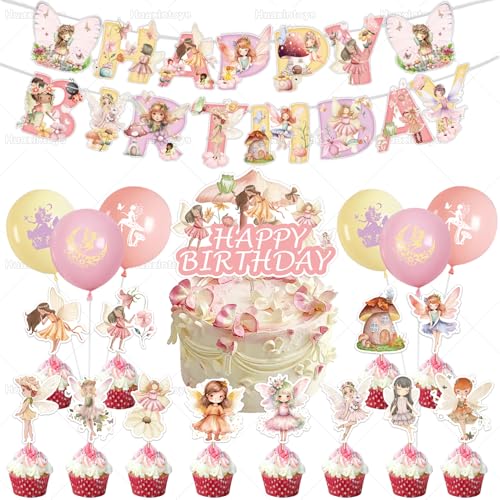 Huaxintoys 32 Stück Fee Cake Topper, Fee Geburtstag Party Dekorationen, Torten deko Feen, Elfen Fee Geburtstag cake Toppers, Dekorationen für Mädchen Geburtstage Huaxintoys 32 Stück Fee Cake Topper, Fee Geburtstag Party Dekorationen, Torten deko Feen, Elfen Fee Geburtstag cake Toppers, Dekorationen für Mädchen Geburtstage von Huaxintoys