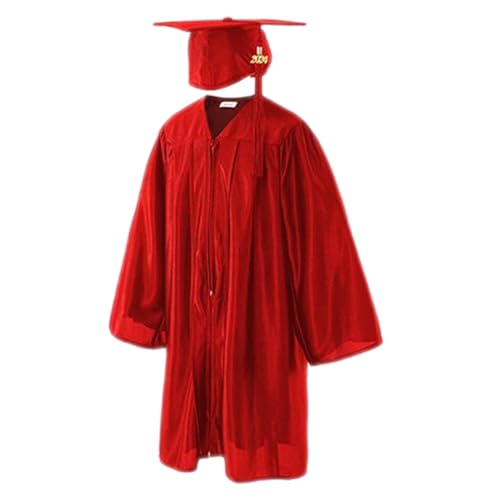 Huayeex Kinderkappe und Kleid, Kinderabschlusskappe und Kleid, Graduierungswaden -Set für Kinder, Fotografie -Requisite, Grundschule Doktorandenanzüge von Huayeex