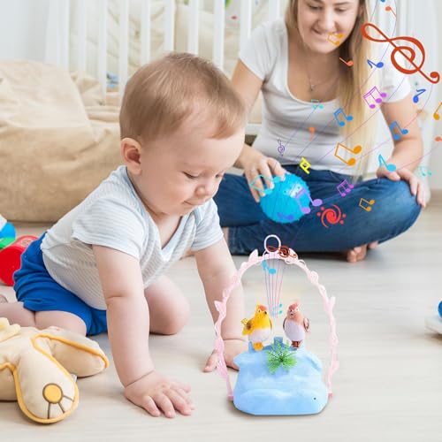 Huayeex Sprechender Vogel - Vogel Figuren Mit Sprachaktiviertem Sensor | Interaktive Niedliche Elektronische Tierfigur Zur Haustieranreicherung Kleinkinder Und Madchen Als Zimmerdekoration von Huayeex