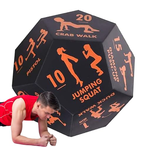 Huayeex Übungswürfel, Würfelspiel für Gruppenfitness – multifunktionales -Fitnessgerät für Frauen, postnatale Erholung, Männer und Kinder von Huayeex