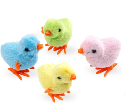 Ostern Aufzieh Huhn Spielzeug, 4 Stück Huhn Spielzeug Geschenk Geht für Kleine Junge Und Mädchen, Osterdeko Küken, küken Spielzeug Oster Ostern Aufzieh Huhn Spielzeug, 4 Stück Huhn Spielzeug Geschenk Geht für Kleine Junge Und Mädchen, Osterdeko Küken, küken Spielzeug Oster von Huayifa