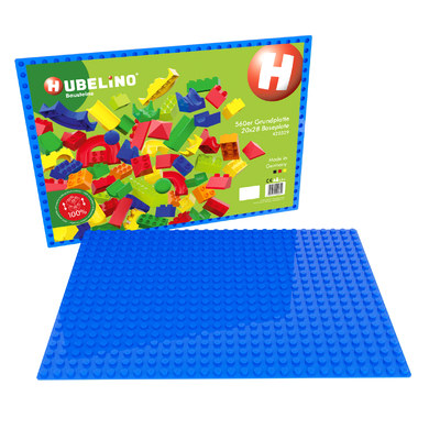 HUBELINO® Bausteine - 560er Grundplatte Blau von Hubelino