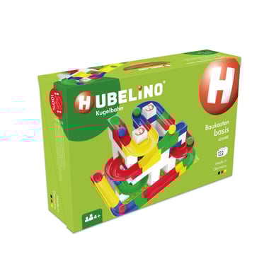 HUBELINO® Kugelbahn Baukasten Basis, 123-teilig von Hubelino