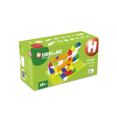 HUBELINO® Kugelbahn Wippe Erweiterung, 45-teilig von Hubelino