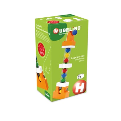 HUBELINO® Kugelbahn Kugelpumpe Erweiterung, 24-teilig von Hubelino