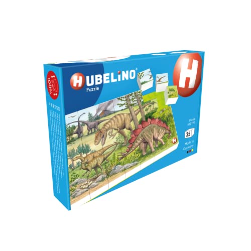 Hubelino Puzzle #410191 Welt der Dinosaurier, 35-teilig, kompatibel mit Bausteinen Anderer Hersteller von Hubelino