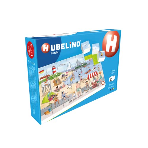 Hubelino Puzzle #410221 Ausflug zum Badestrand, 35-teilig, kompatibel mit Bausteinen Anderer Hersteller von Hubelino