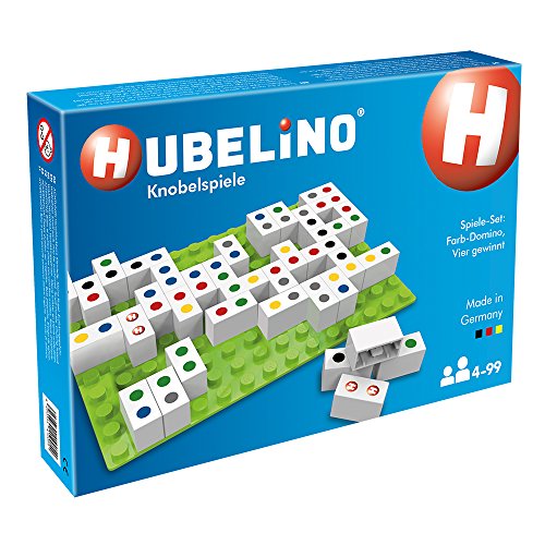Hubelino GmbH 410054 Spiel Set: Farb-Domino, Vier gewinnt von Hubelino