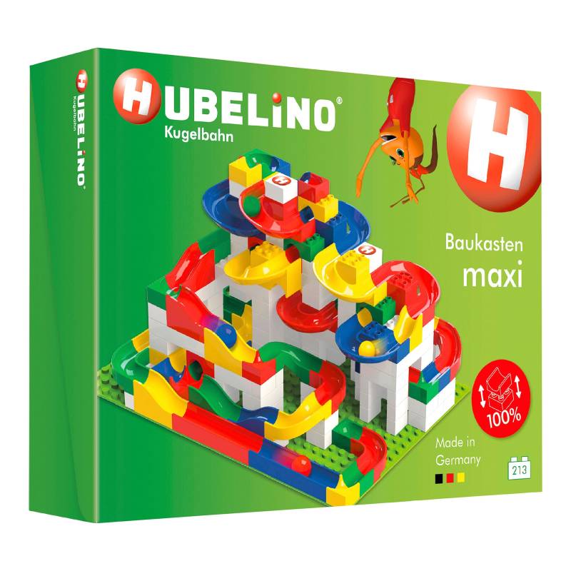 Hubelino Kugelbahn Baukasten maxi 213-tlg. von Hubelino
