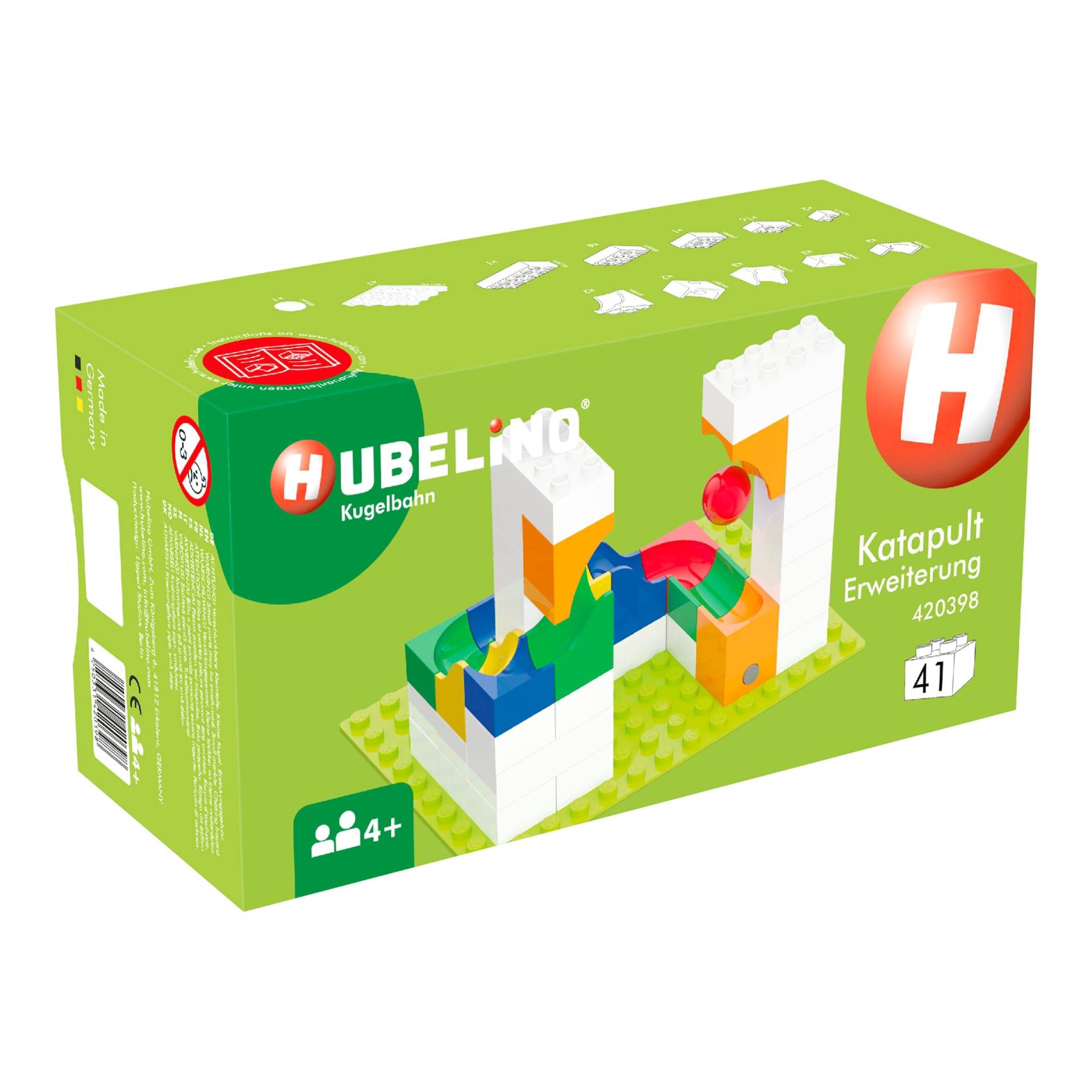 Hubelino Kugelbahn Erweiterung Katapult 41-tlg. Hubelino Kugelbahn Erweiterung Katapult 41-tlg. von Hubelino