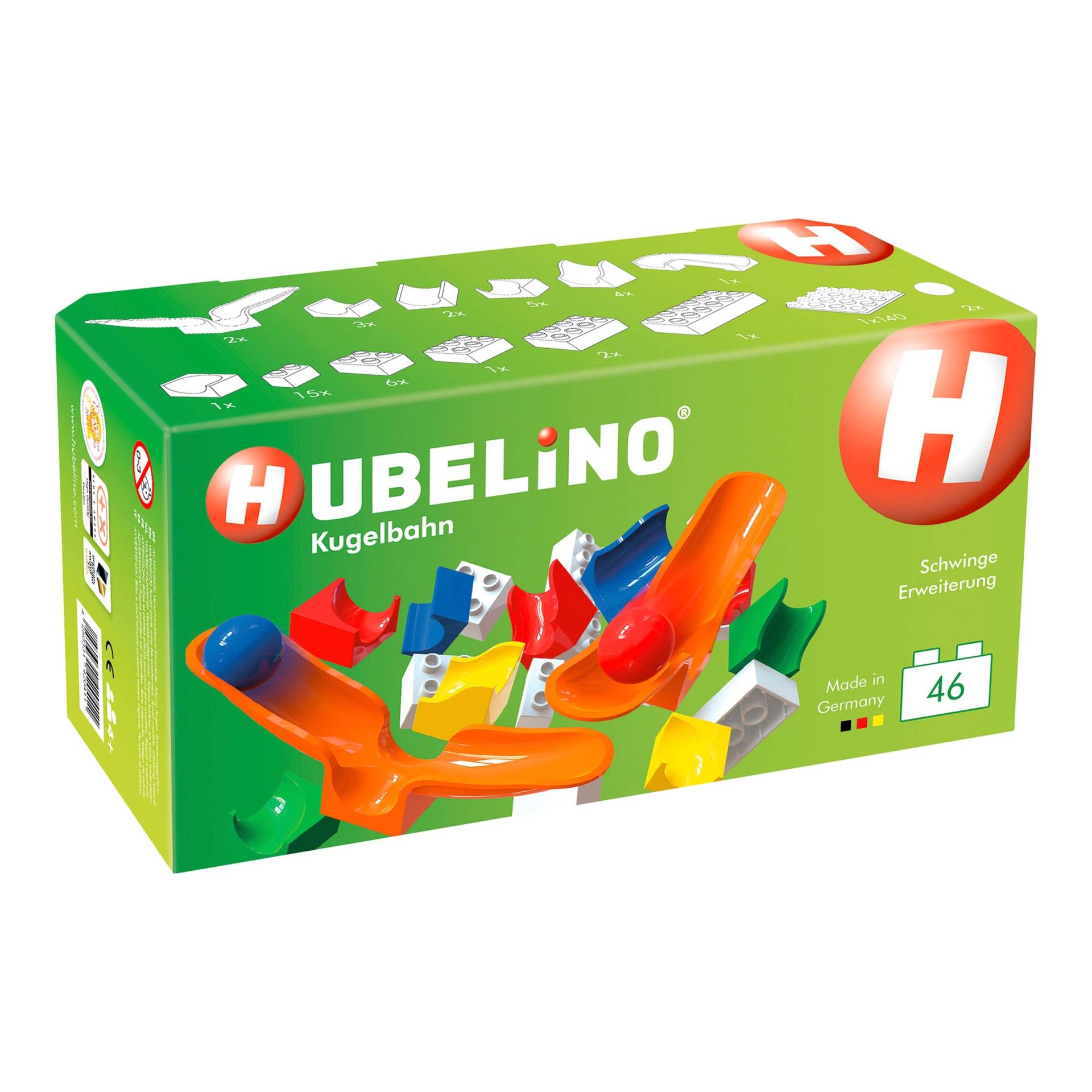 Hubelino Kugelbahn Erweiterung Schwinge 46-tlg. Hubelino Kugelbahn Erweiterung Schwinge 46-tlg. von Hubelino